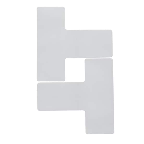 Brady Floor Marking Tape, Vinyl, 8 in W., 8 in L., 0.050 in Thickness, 20 PK 170062 - main